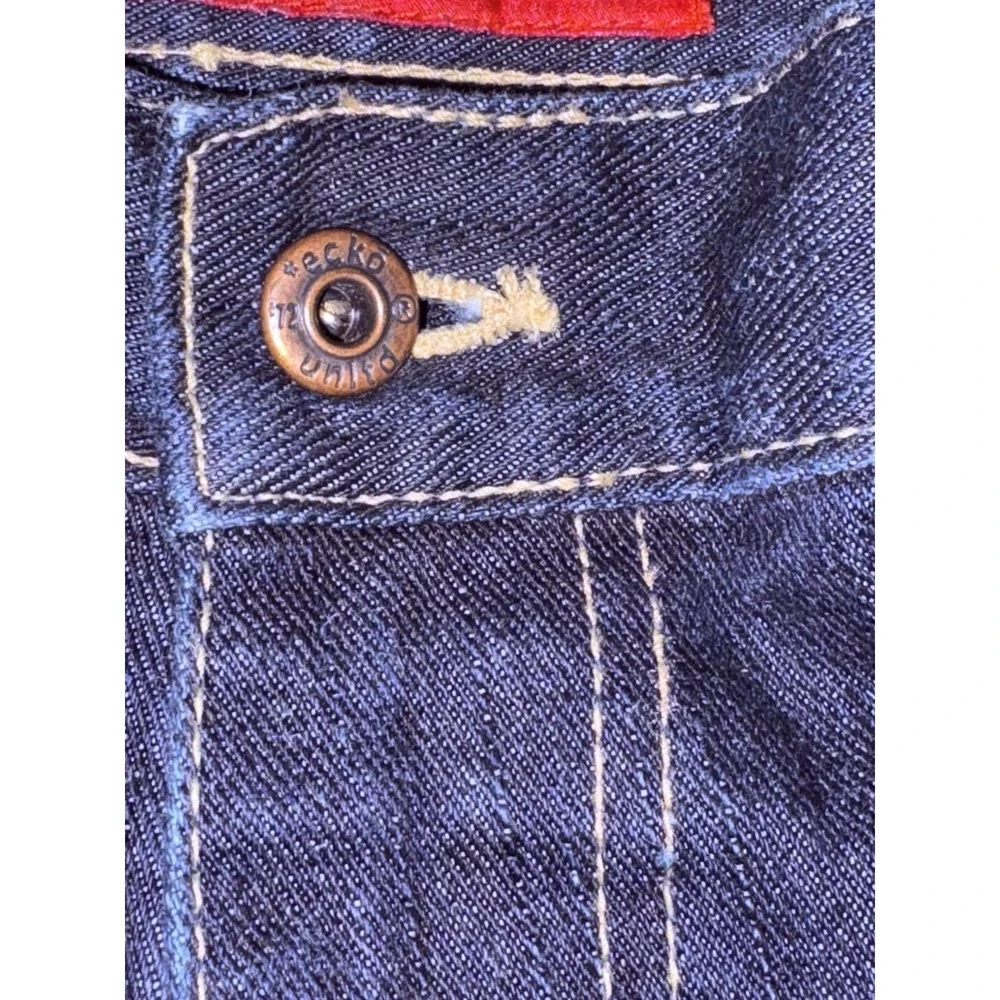 Vintage Ecko Unltd Y2K Baggy Denim‎ Jeans Mens Size 38 Hip Hop Streetwear
